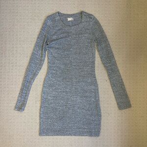 Aritzia Wilfred Free Soft Long Sleeve Knit Dress